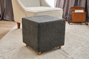 Pouffe Ranma Gabbana – Anthracite – 40x40x40 cm