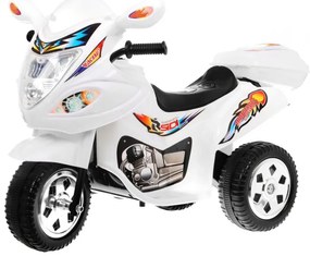 Mota elétrica para crianças 6V, Motorek BJX-088 1,5 a 4 anos Branca
