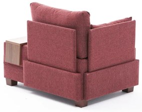 Sofá de 1 Lugar Fly – Vermelho Claret – 100x80x75 cm