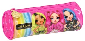 Bolsa Escolar Cilíndrica Rainbow High Fúcsia (20 X 7 X 7 cm)