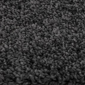 Tapete Shaggy vidaXL com Base de Látex Cinza Escuro 240x340 cm