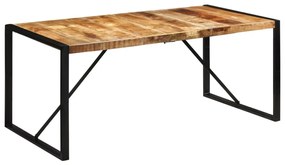 Mesa de jantar 175x90x76 cm madeira de mangueira maciça áspera