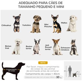 PawHut Carrinho para Animais de Estimação Carrinho para Cães Dobrável