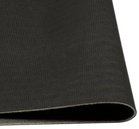Tapete de cozinha lavável 45x150 cm veludo padrão morning preto