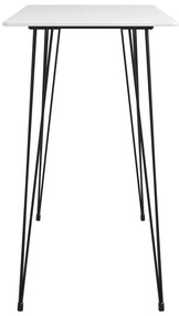 Mesa de bar 120x60x105 cm branco