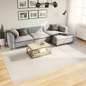 vidaXL Tapete de pelo curto IZA visual escandinavo 240x340cm cor creme