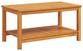 Mesa de Café 110x55x45 cm Madeira de Acácia Maciça