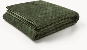 Colcha acolchoada em veludo Riko