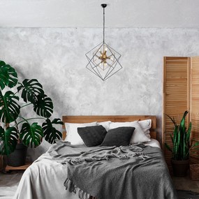 Chandelier Till – Preto Antigo – 62 x 62 x 125 cm