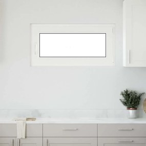 vidaXL Janela de porão "RISOR" 100x50 cm oscilobatente DIN direita antracite