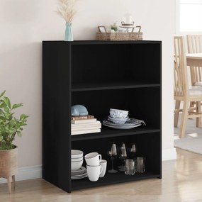 vidaXL Aparador 70x41x93 cm derivados de madeira preto