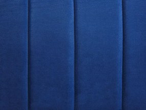 Sofá de canto em veludo azul marinho à esquerda TIMRA Beliani