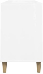 Sapateira 102x36x60 cm derivados de madeira branco brilhante