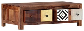 Mesa de centro 90x50x30 cm madeira de acácia maciça