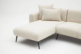 Sofá de Canto Side – Creme – 252x77x82 cm
