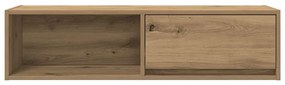 Móvel de TV 100x31x25,5 cm deriv. madeira carvalho artesanal
