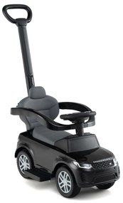 Carrinho de passeio 3 em 1 para crianças pequenas com alça removível, licenciado pela Land Rover Discovery-Red