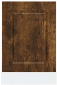 Painel máquina lavar louça Kalmar 45x1,5x67 cm carvalho fumado