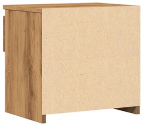 Mesa cabeceira 40x30x39 cm derivados madeira carvalho artisiano