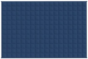 Manta pesada 5 kg 122x183 cm tecido azul