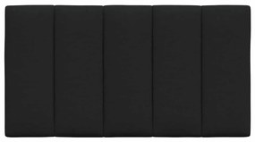 Almofadão de cabeceira 80 cm tecido preto