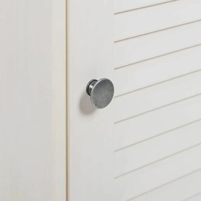 Conjunto de Móveis para Banheiro 2 pcs Marrom e Branco