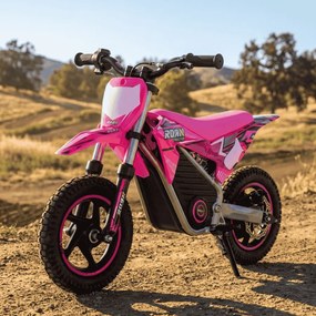 Mini moto elétrica para crianças Minicross electrica 250W 12/12"  Warrior MX-E250 Rosa