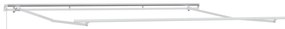 Toldo Retrátil Manual VidaXL Branco 500x350 cm