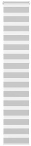 Cortina de zebra 45x230 cm largura do tecido 40,9 cm poliéster