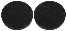 vidaXL Filtros de carvão vegetal para exaustores 2 pcs 105x21 mm