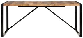 Mesa de jantar 180x90x75 cm madeira maciça