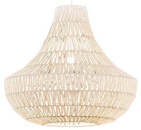Candeeiro de suspensão retro branco 50 cm - Lina Cono 50 Design,Moderno,Retro