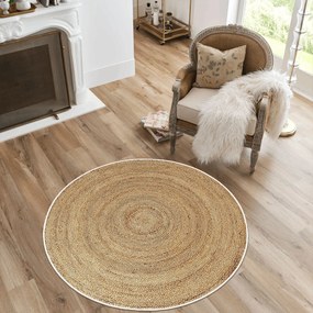 Tapete Redondo Viana – Ø100 cm – Creme