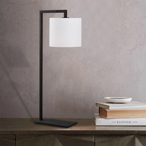 Candeeiro de Mesa Profil – Branco/Preto – 27 x 20 cm