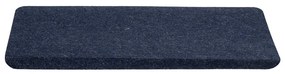 Tapetes de escada adesivos 30 pcs 65x24,5x3,5 cm azul