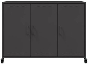 Aparador 100,5x39x72 cm aço preto