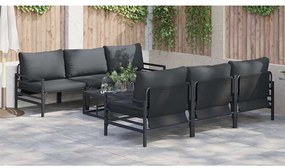 Conjunto de Sofá de Jardim 7 pcs Antracite 70 x 70.5 x 31.5 cm