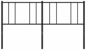 Cabeceira de cama 180 cm metal preto