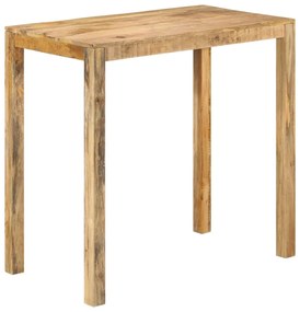 vidaXL Mesa de bar 112x60x108 cm madeira de mangueira áspera