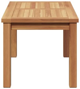Mesa de centro Castanho 70 x 40 x 36 cm Madeira de teca sólida