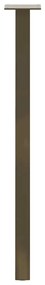 Pés de mesa de console 4 peças aço natural 72 cm aço