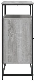 Aparador 100x35x80 cm derivados de madeira cinzento sonoma