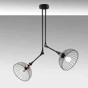 Candeeiro de Teto Beybisi – Preto – 83 x 83 cm