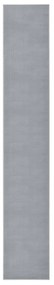 vidaXL Passadeira 60x400 cm polipropileno cinzento