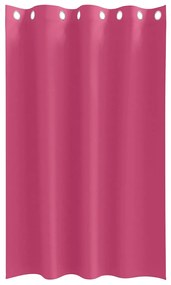 Cortinas 2 pcs Rosa Brilhante 175 x 140 cm Poliéster