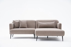 Sofá de Canto Revos – Castanho – 250 x 86 x 100 cm