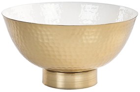Conjunto de 3 taças decorativas douradas BARU Beliani
