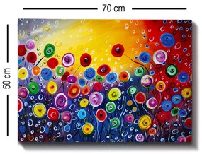 Quadro Decorativo em Tela MDR0223 – Multicolor – 50 x 70 cm