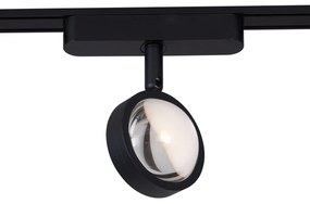 LED Modern railsysteem met 4 spots zwart 1-fase - Magnetic Lance Moderno