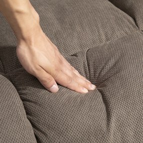 Poltrona Elevatória Elétrica Massagem e Aquecimento Apoio para Pés Encosto Reclinável Controle Remoto 93x104x100 cm Castanho
